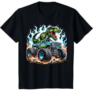 Dinosaur Monster Truck T-Shirt